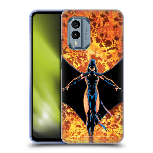 Justice League DC Comics Teen Titans Comic Art #8 Raven Soft Gel Case for Nokia X30