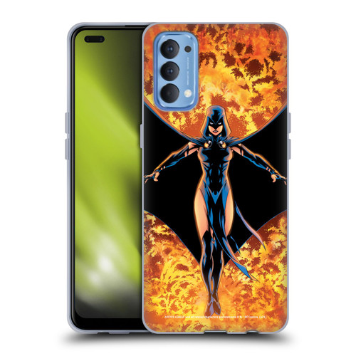 Justice League DC Comics Teen Titans Comic Art #8 Raven Soft Gel Case for OPPO Reno 4 5G