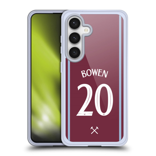 West Ham United FC 2024/25 Players Home Kit Jarrod Bowen Soft Gel Case for Samsung Galaxy S24 5G