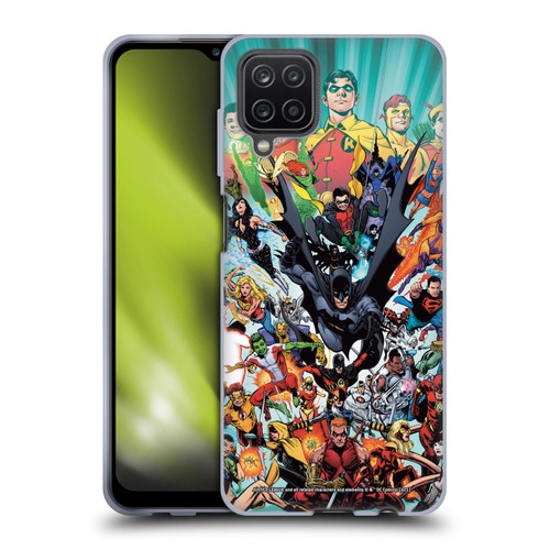 Justice League DC Comics Teen Titans Comic Art #100 Variant Soft Gel Case for Samsung Galaxy A12 (2020)