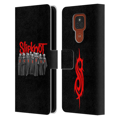 Slipknot We Are Not Your Kind Choir Leather Book Wallet Case Cover For Motorola Moto E7 Plus