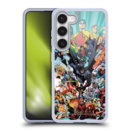 Justice League DC Comics Teen Titans Comic Art #100 Variant Soft Gel Case for Samsung Galaxy S23 5G