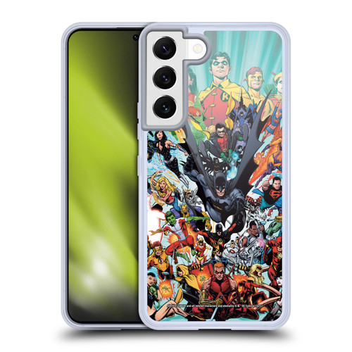 Justice League DC Comics Teen Titans Comic Art #100 Variant Soft Gel Case for Samsung Galaxy S22 5G