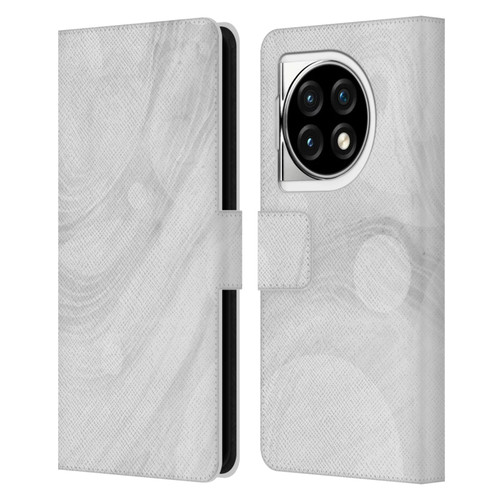Alyn Spiller Marble White Leather Book Wallet Case Cover For OPPO OnePlus Ace 3 5G