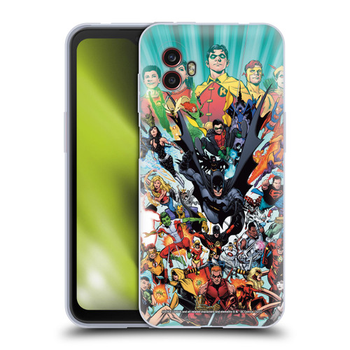 Justice League DC Comics Teen Titans Comic Art #100 Variant Soft Gel Case for Samsung Galaxy Xcover6 Pro/Pro2