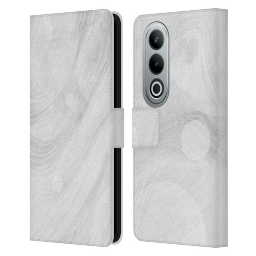 Alyn Spiller Marble White Leather Book Wallet Case Cover For OPPO OnePlus Ace 3V 5G