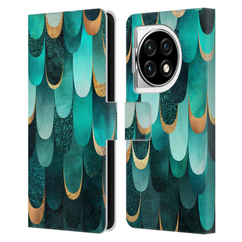 Elisabeth Fredriksson Sparkles Turquoise Leather Book Wallet Case Cover For OPPO OnePlus Ace 3 5G