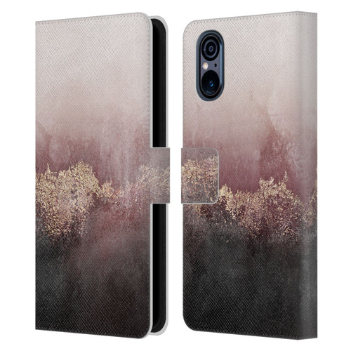 Elisabeth Fredriksson Sparkles Pink Sky Leather Book Wallet Case Cover For Sony Xperia 5 V 5G