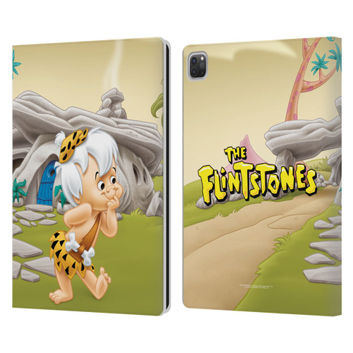 The Flintstones Characters Bambam Rubble Leather Book Wallet Case Cover For Apple iPad Pro 13 M4 2024
