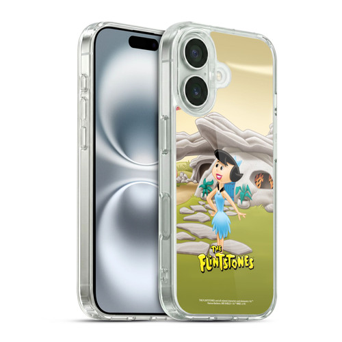 The Flintstones Characters Betty Rubble Soft Gel Case for Apple iPhone 16 & MagSafe
