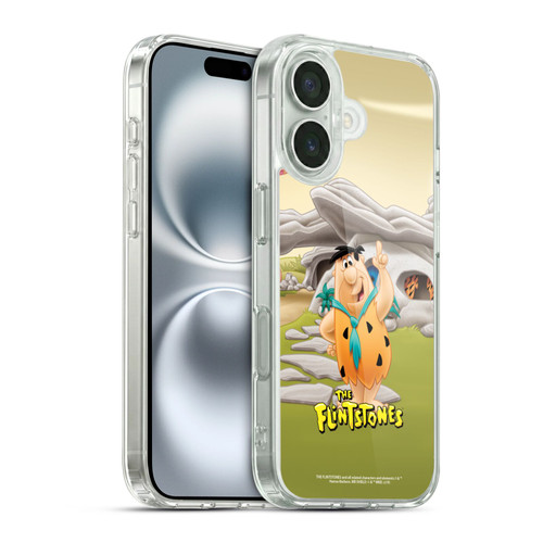 The Flintstones Characters Fred Flintstones Soft Gel Case for Apple iPhone 16 & MagSafe
