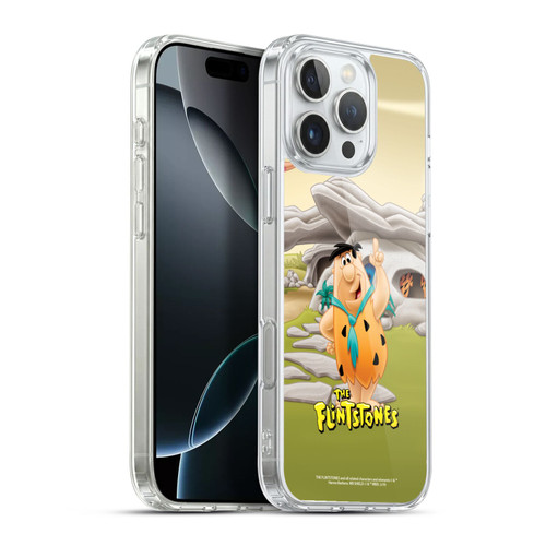 The Flintstones Characters Fred Flintstones Soft Gel Case for Apple iPhone 16 Pro Max & MagSafe