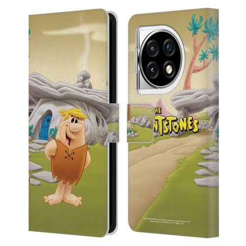 The Flintstones Characters Barney Rubble Leather Book Wallet Case Cover For OPPO OnePlus Ace 3 5G