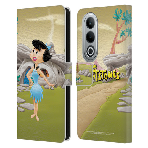The Flintstones Characters Betty Rubble Leather Book Wallet Case Cover For OPPO OnePlus Ace 3V 5G