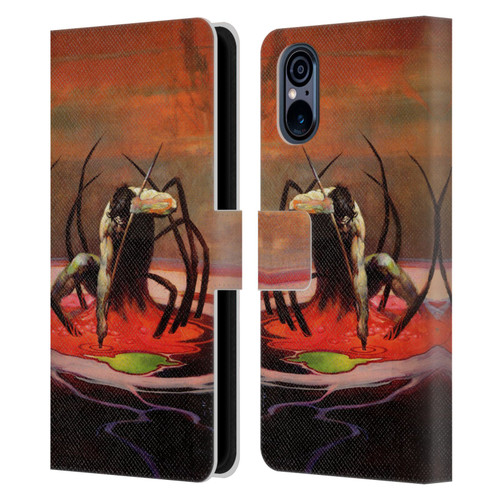 Frank Frazetta Fantasy The Spider King Leather Book Wallet Case Cover For Sony Xperia 5 V 5G