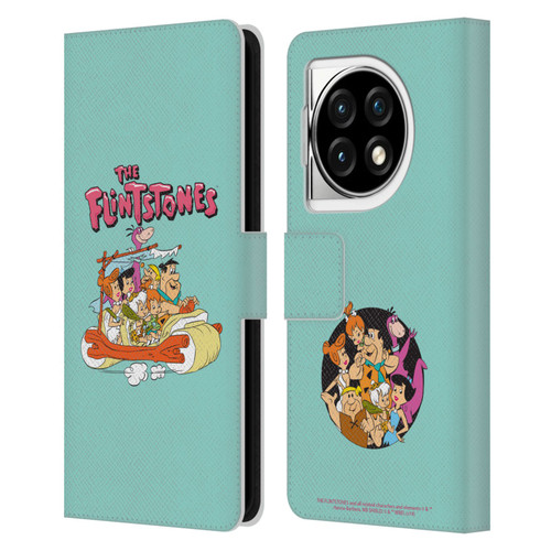 The Flintstones Graphics Family Leather Book Wallet Case Cover For OPPO OnePlus Ace 3 5G