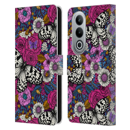 Katerina Kirilova Floral Patterns Colorful Garden Leather Book Wallet Case Cover For OPPO OnePlus Ace 3V 5G