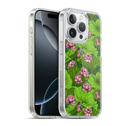 Katerina Kirilova Graphics Lotus Garden Soft Gel Case for Apple iPhone 16 Pro & MagSafe