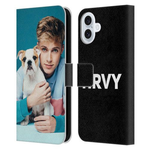 HRVY Graphics Calendar 10 Leather Book Wallet Case Cover For Apple iPhone 16 Plus