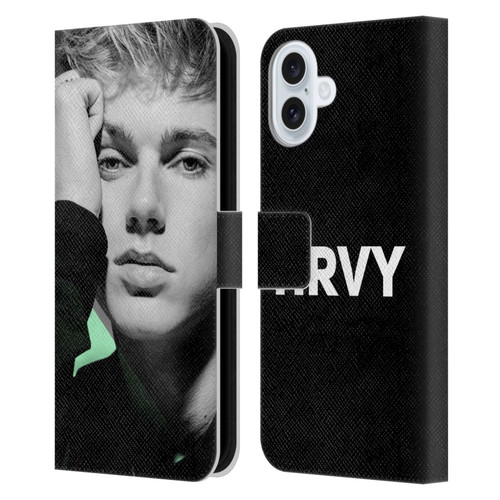 HRVY Graphics Calendar 7 Leather Book Wallet Case Cover For Apple iPhone 16 Plus