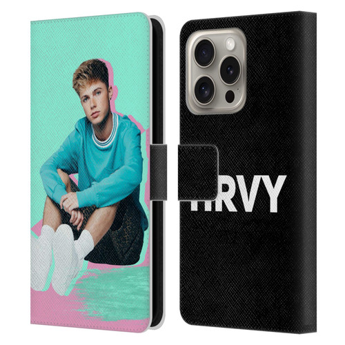 HRVY Graphics Calendar Leather Book Wallet Case Cover For Apple iPhone 16 Pro