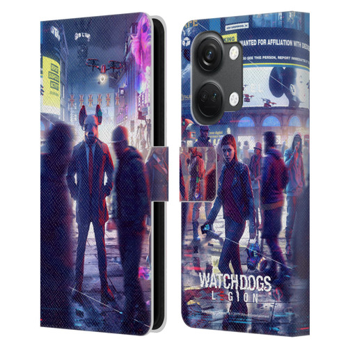 Watch Dogs Legion Artworks Winston City Leather Book Wallet Case Cover For OnePlus Nord 3 5G