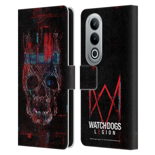 Watch Dogs Legion Key Art Skull Glitch Leather Book Wallet Case Cover For OPPO OnePlus Ace 3V 5G