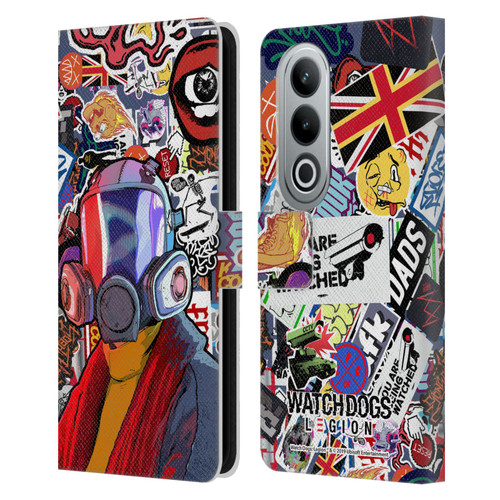 Watch Dogs Legion Street Art Granny Stickerbomb Leather Book Wallet Case Cover For OPPO OnePlus Ace 3V 5G