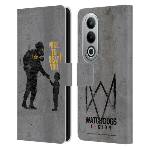 Watch Dogs Legion Street Art Nice To Beat You Leather Book Wallet Case Cover For OPPO OnePlus Ace 3V 5G