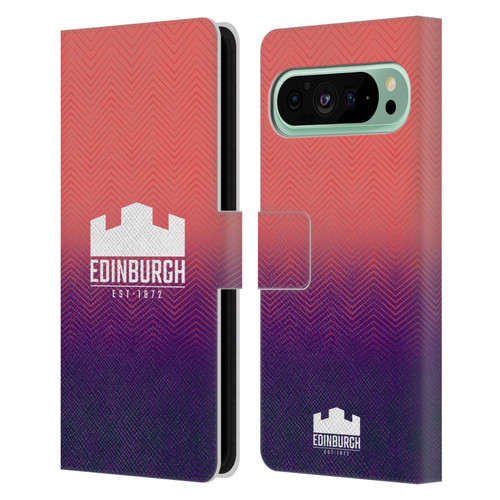 Edinburgh Rugby Graphic Art Training Leather Book Wallet Case Cover For Google Pixel 9 Pro XL
