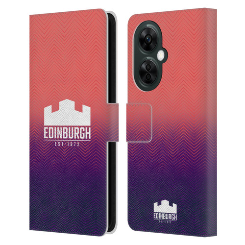 Edinburgh Rugby Graphic Art Training Leather Book Wallet Case Cover For OnePlus Nord CE 3 Lite 5G