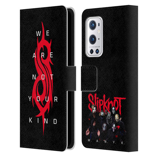 Slipknot We Are Not Your Kind Logo Leather Book Wallet Case Cover For OnePlus 9 Pro