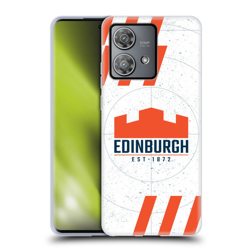 Edinburgh Rugby Logo Art White Soft Gel Case for Motorola Edge 40 Neo 5G