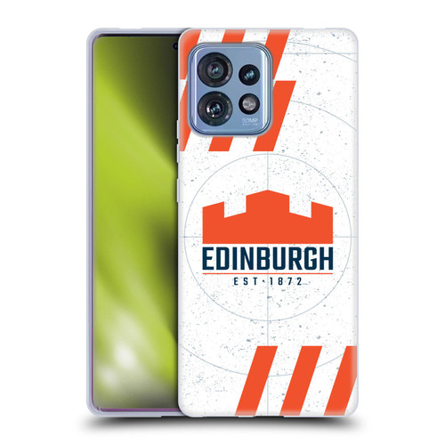 Edinburgh Rugby Logo Art White Soft Gel Case for Motorola Moto Edge 40 Pro