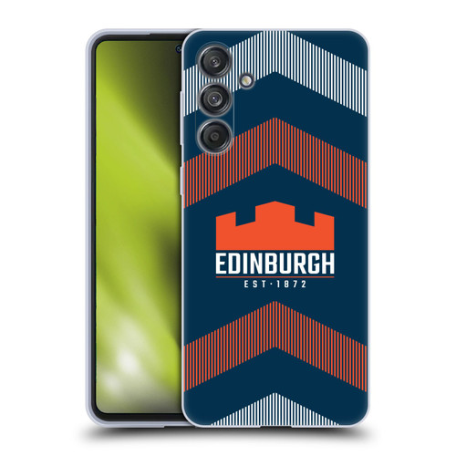 Edinburgh Rugby Logo Art Lines Soft Gel Case for Samsung Galaxy M55 5G