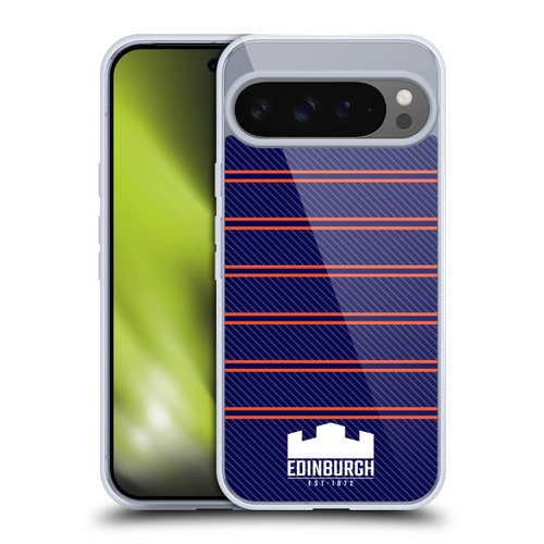 Edinburgh Rugby Logo 2 Stripes Soft Gel Case for Google Pixel 9 Pro XL