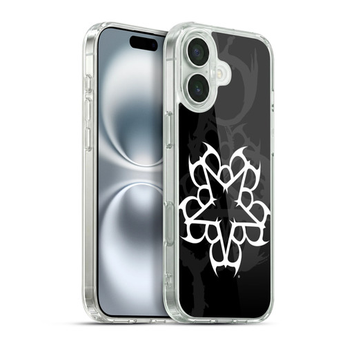 Black Veil Brides Band Art Logo Soft Gel Case for Apple iPhone 16 Plus & MagSafe