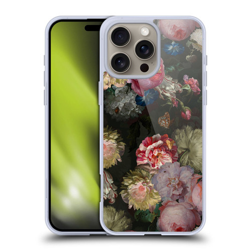UtArt Antique Flowers Bouquet Soft Gel Case for Apple iPhone 16 Pro Max