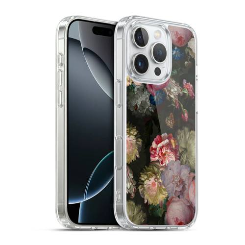UtArt Antique Flowers Bouquet Soft Gel Case for Apple iPhone 16 Pro & MagSafe