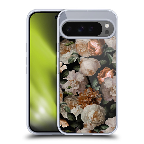 UtArt Antique Flowers Carnations And Garden Roses Soft Gel Case for Google Pixel 9 Pro XL