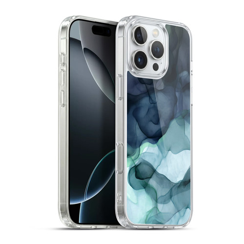 UtArt Dark Night Marble Heavy Smoke Soft Gel Case for Apple iPhone 16 Pro Max & MagSafe