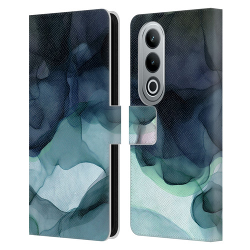 UtArt Dark Night Marble Heavy Smoke Leather Book Wallet Case Cover For OPPO OnePlus Ace 3V 5G