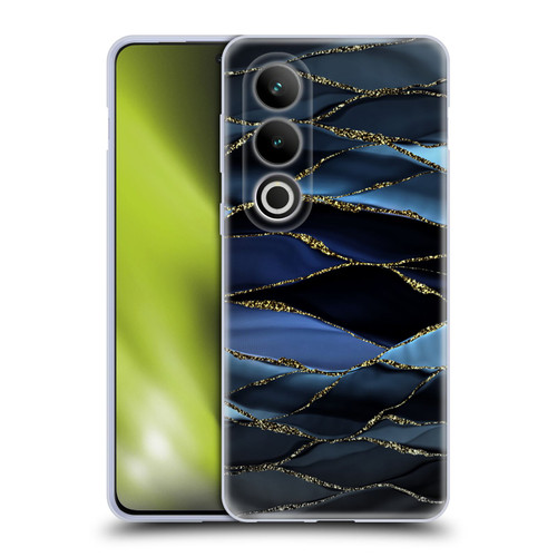 UtArt Dark Night Marble Deep Sparkle Waves Soft Gel Case for OPPO OnePlus Ace 3V 5G