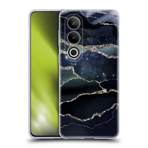 UtArt Dark Night Marble Silver Midnight Sky Soft Gel Case for OPPO OnePlus Ace 3V 5G