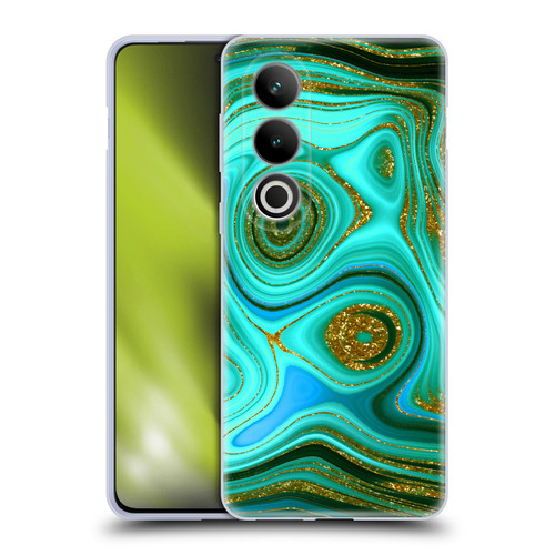 UtArt Malachite Emerald Liquid Gem Soft Gel Case for OPPO OnePlus Ace 3V 5G