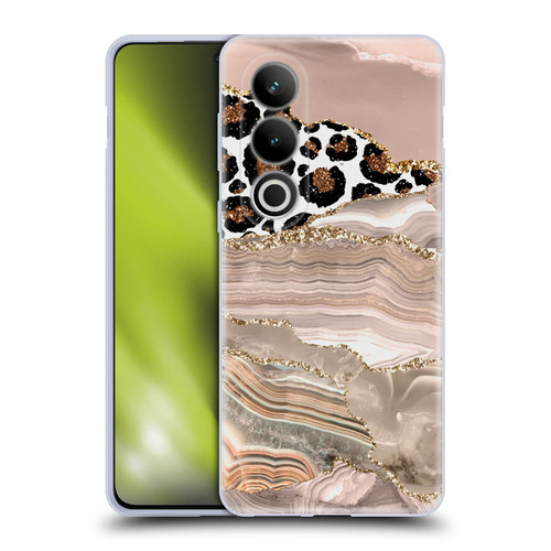 UtArt Wild Cat Marble Cheetah Waves Soft Gel Case for OPPO OnePlus Ace 3V 5G
