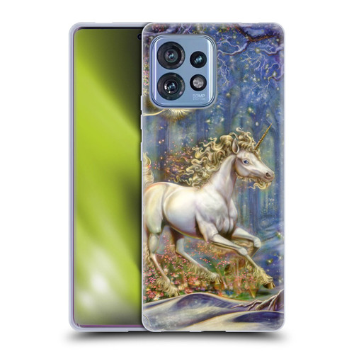 Myles Pinkney Mythical Unicorn Soft Gel Case for Motorola Moto Edge 40 Pro