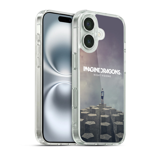 Imagine Dragons Key Art Night Visions Album Cover Soft Gel Case for Apple iPhone 16 & MagSafe