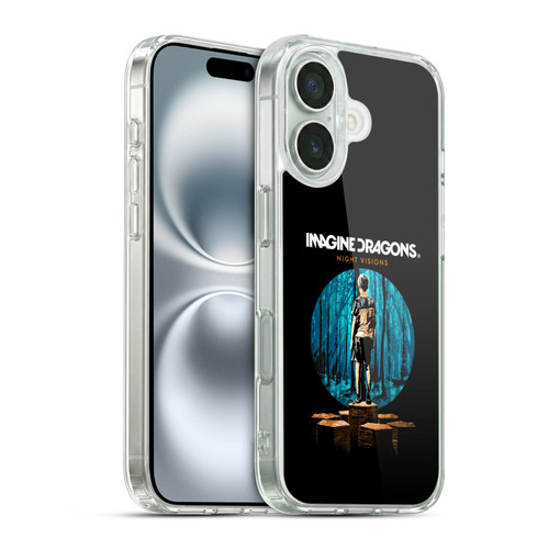 Imagine Dragons Key Art Night Visions Painted Soft Gel Case for Apple iPhone 16 & MagSafe