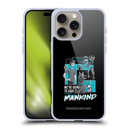 Scoob! Scooby-Doo Movie Graphics Save Mankind Soft Gel Case for Apple iPhone 16 Pro Max
